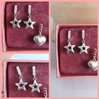 Collier neuf Coeur 💔2 paire de boucles d`oreilles  🌟 3set
